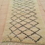 Tapis berbère en laine naturelle