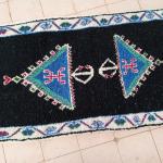 apis Berbère Traditionnel à Motifs Géométriques - Fait Main