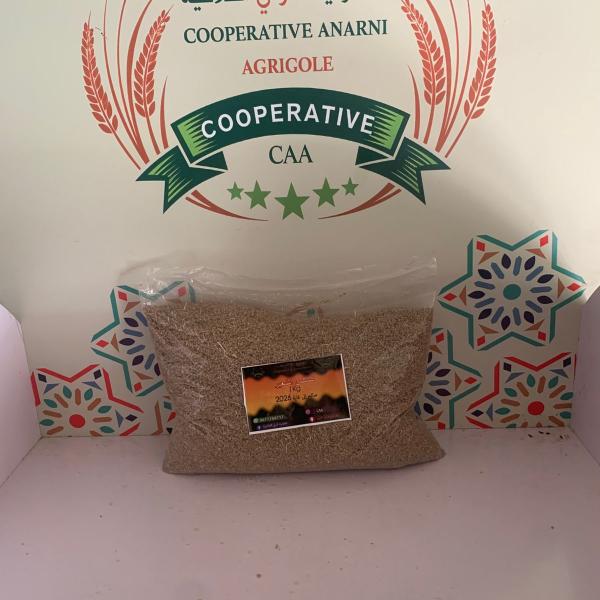 Couscous naturel fabriqué par la cooperative  a partir de veritable orge